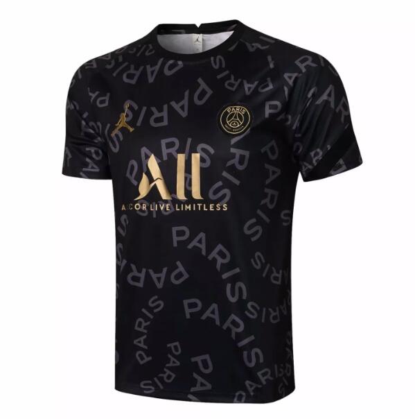 2021/22 PSG x Jordan Black Training Shirt